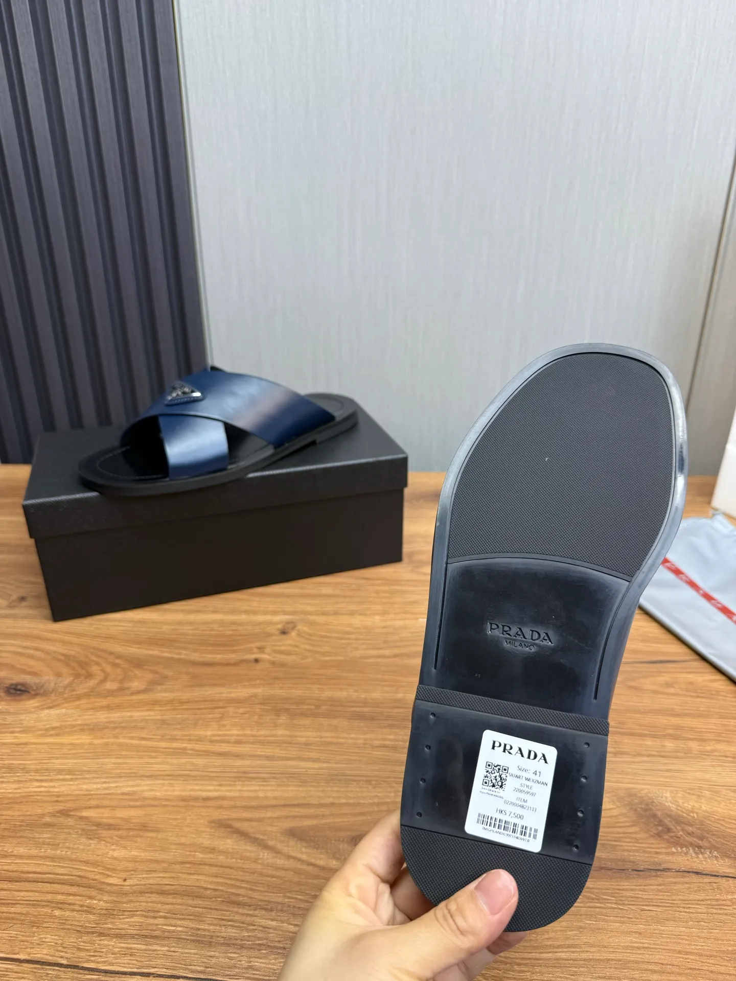 Factory price 340💰 ＰＲＡＤＡPrada - popular men's slippers hot sale 🔥 🩴Official website one to one production 38-45 sizes 45 46 🉑️Customized!